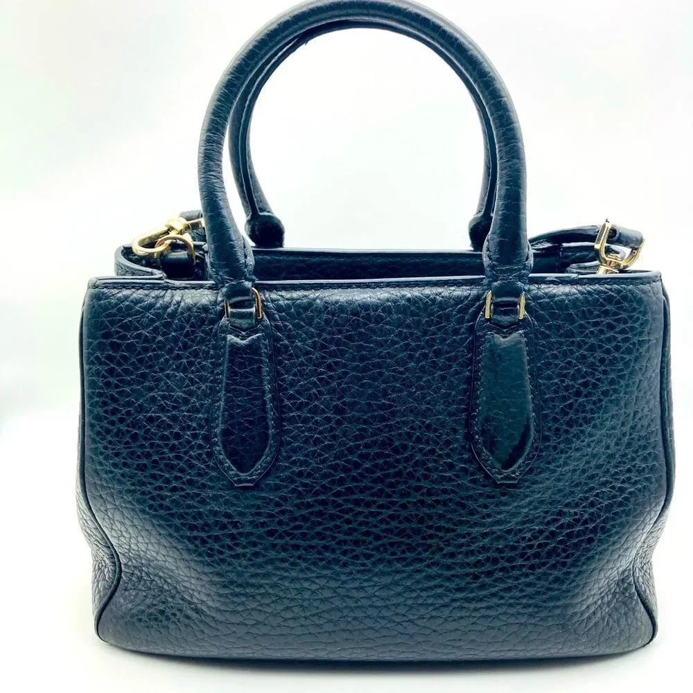 Kate Spade New York Leighton Pebble Leather Satchel Handbag Shoulder Bag